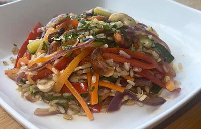 Liliana´s quick and easy Vegetarian Stir fry