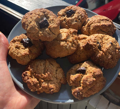 Oat choc chip rock cakes