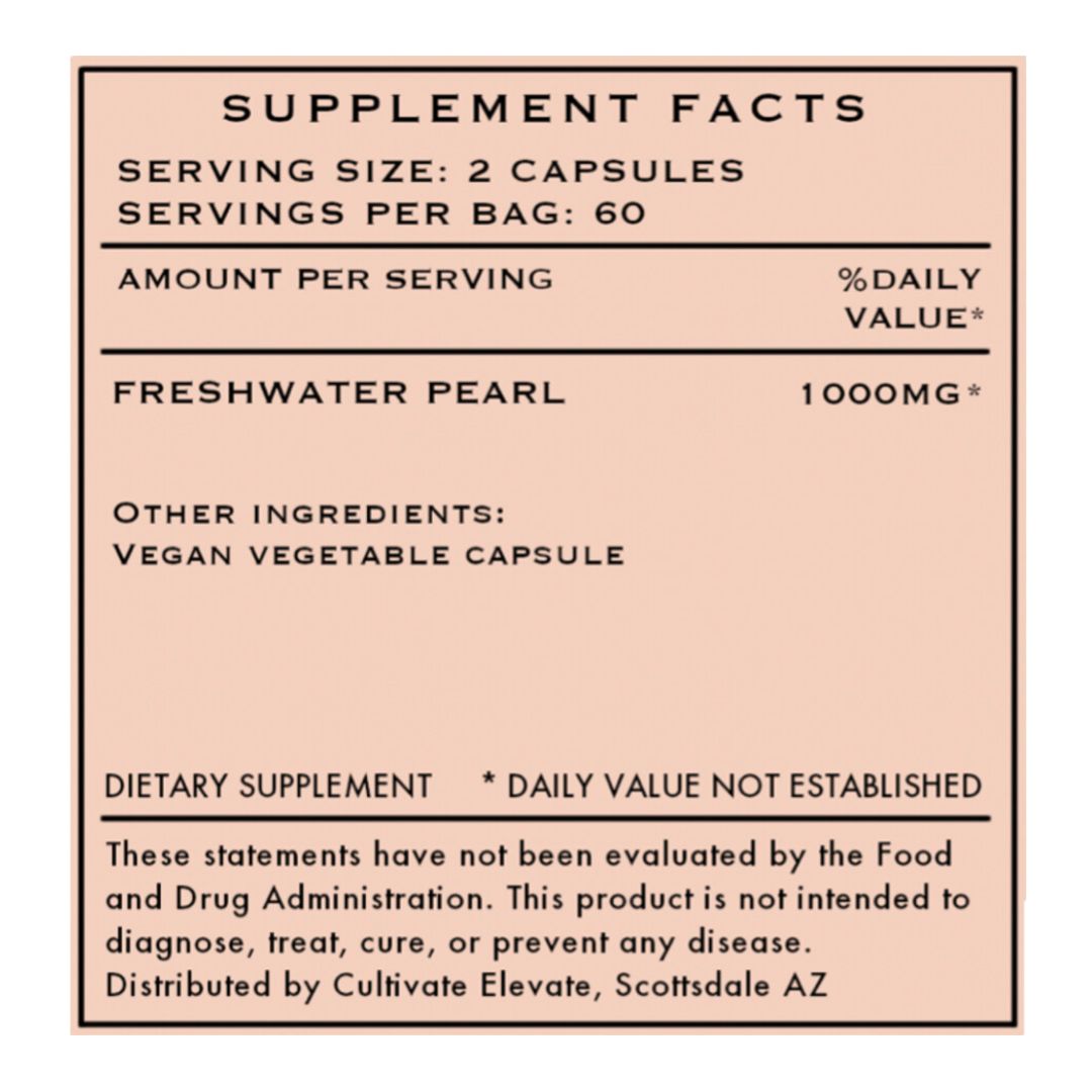 Freshwater Pearl Capsules - Mineral Dense Superfood